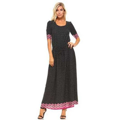 Women's Printed Hatchi Maxi Dress