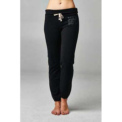Women's Fold-over Waistband French Terry Screened Sweatpants