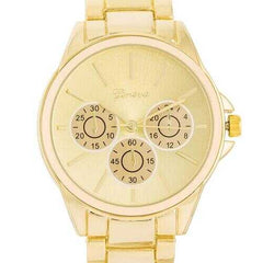 Chrono Gold Metal Watch